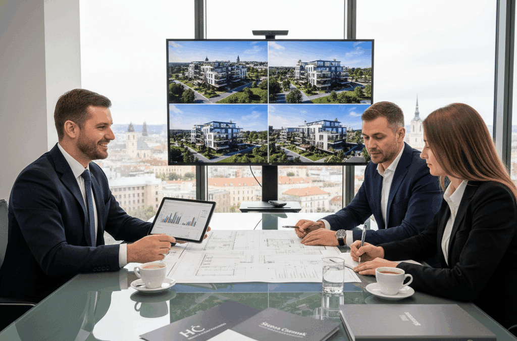 Proč svěřit prodej developerského projektu externímu makléři? Partnerství, které se vyplatí.